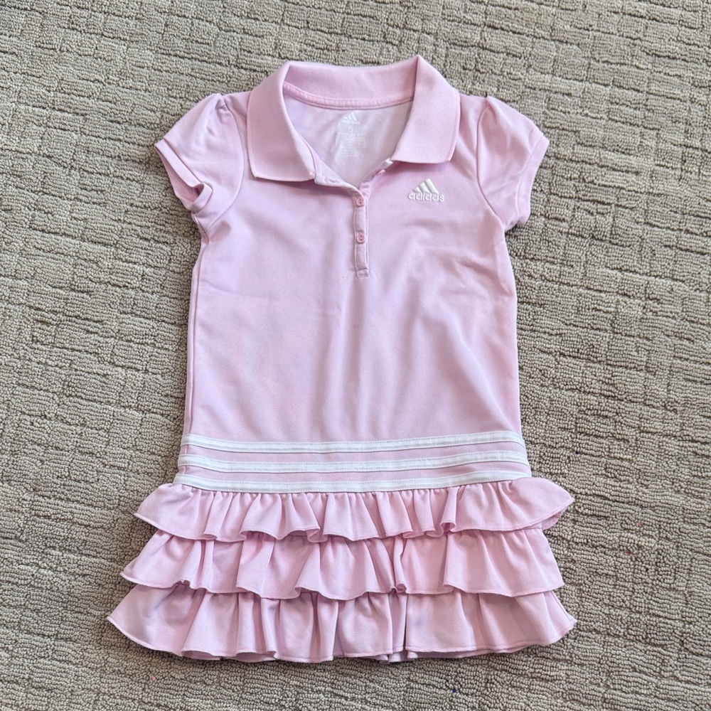 Adidas Girls Pink Tennis Dress Size 5 – Gently Used